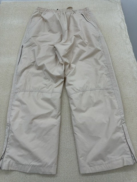 Nike Men's L Beige Track Pants Drawstring Nike Logo L