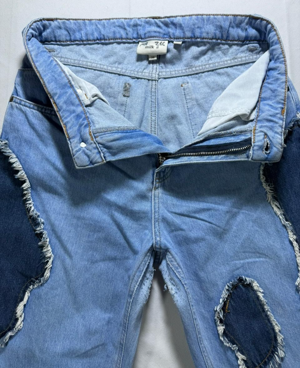 Milk It Women's Navy And Blue Jeans | Size: 28
