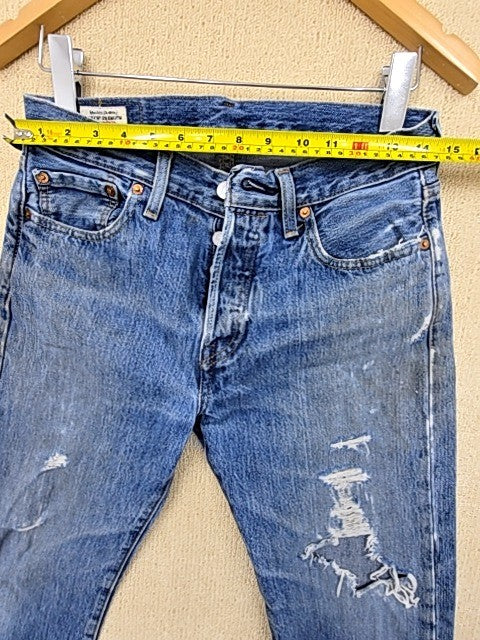 Levi's Unisex 501 Blue Jeans W29 L30 Vintage USA Made