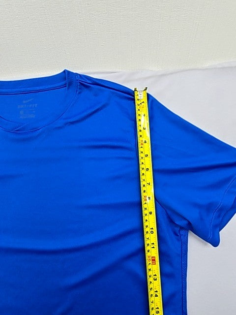 Nike Unisex Blue Dri-FIT Jersey Short Sleeve Crew Neck Size Regular