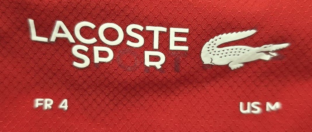 Lacoste Men's Multicolor Crewneck Fleece Sweatshirt Size M