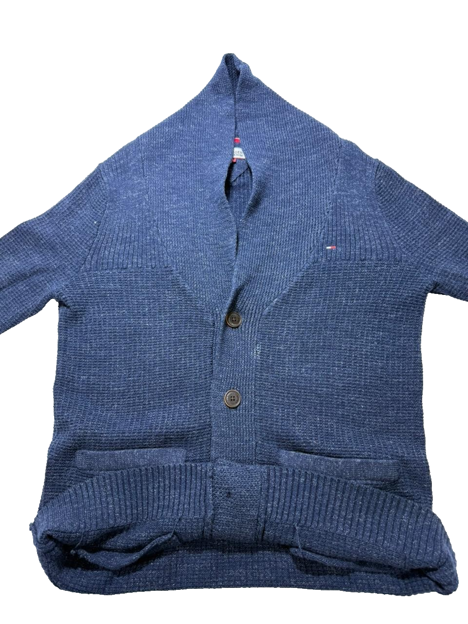 Tommy-Hilfiger Denim Cardigan Dark Blue