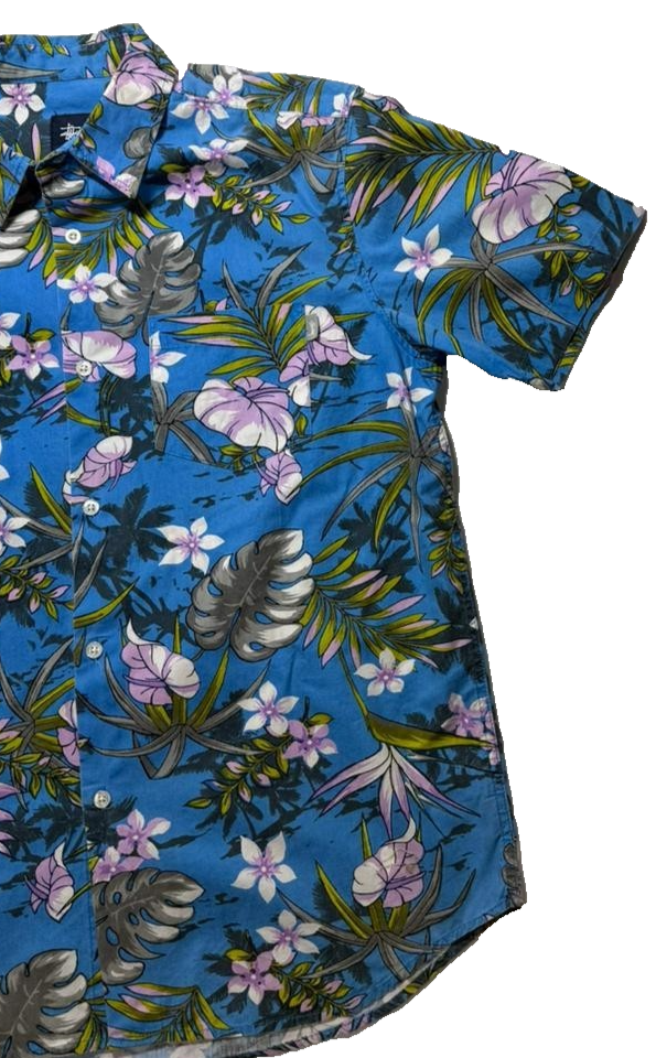 Stussy Aloha Shirt Short Sleeve Shirt M