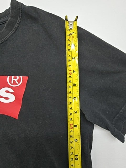 Levi's Boys Black Logo T-Shirt Size 16A Regular Fit - 100% Cotton