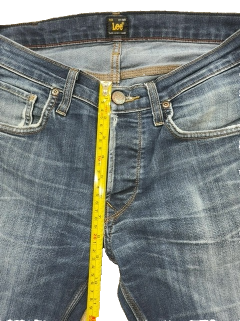 Lee Daren Regular Straight Jeans Men's 31x30 Mid Rise Blue Denim