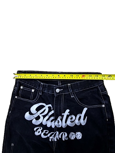 11KN Unisex Black Jeans size L product image 6