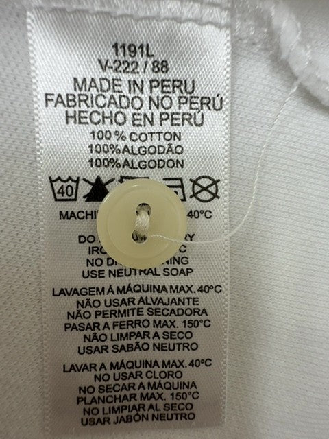 Lacoste Boys White Polo Shirt size 7 product image 5