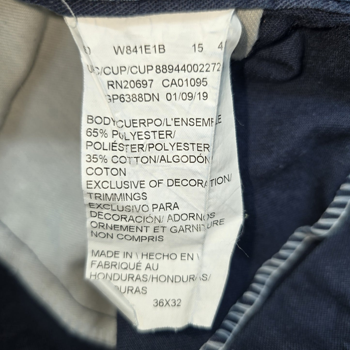 Dickies Men Navy Jeans size 36X32 product image 4