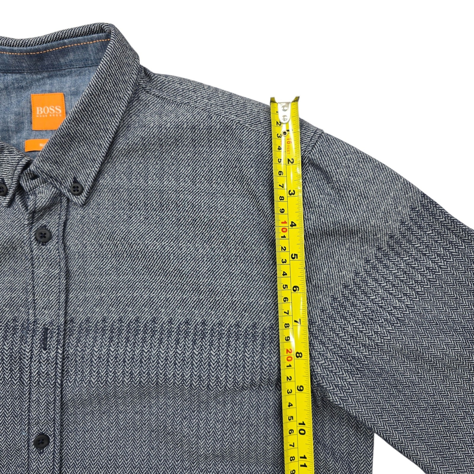 Hugo Boss Men Blue Shirt size L product image 6
