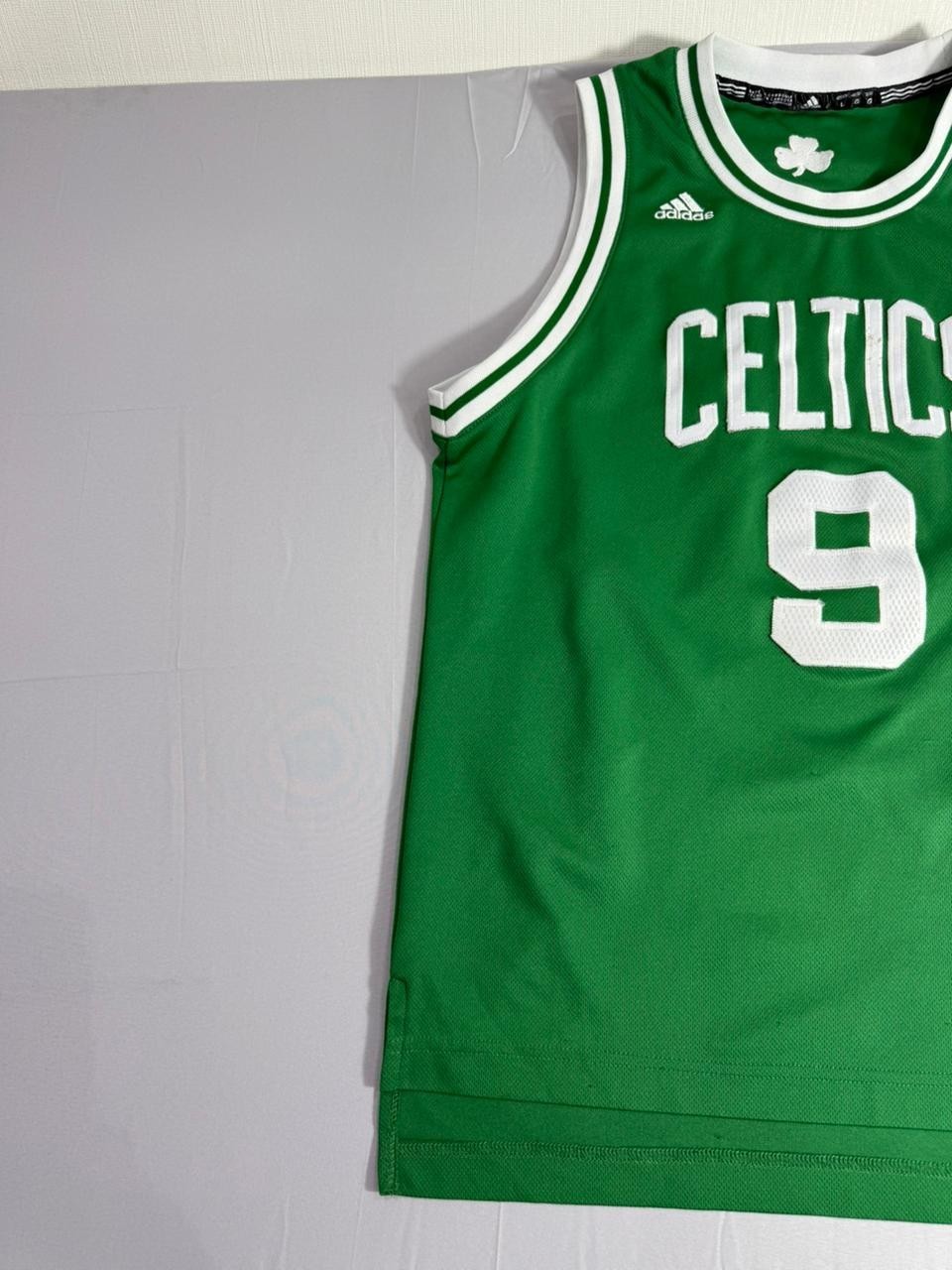 Boston Celtics Rajon Rondo #9 Adidas NBA Jersey Men's L Length +2 Green