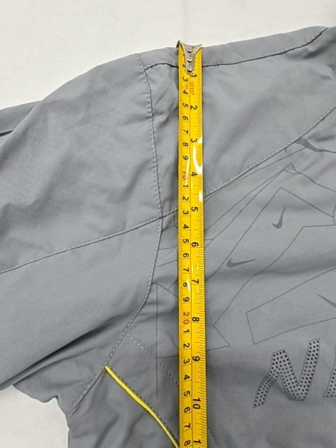 Nike Men's Grey Track Jacket XXL Running Reflective Zipper