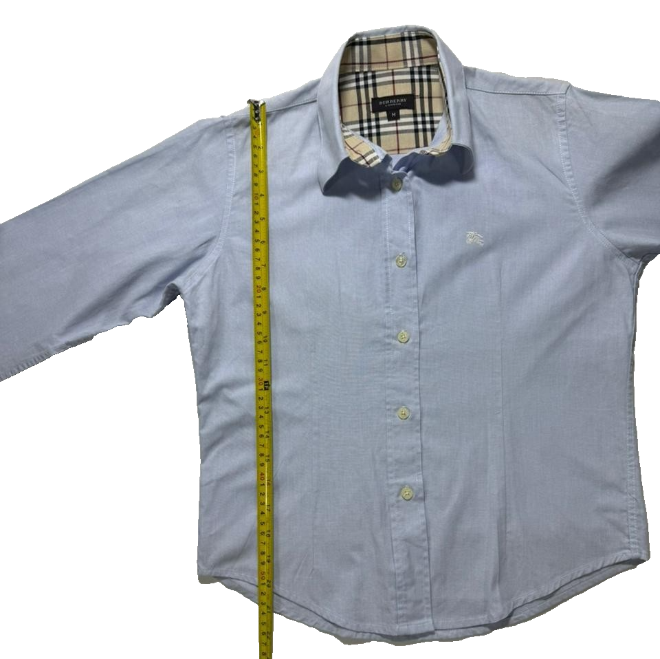 Burberry Nova Check Women's Shirt Button Up Vintage - Size M