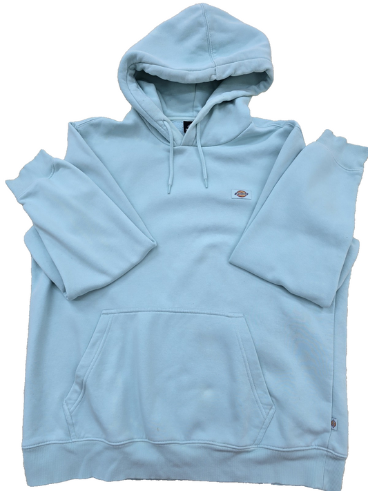 Dickies Men's XL Light Blue Pullover Fleece Hoodie Long Sleeve