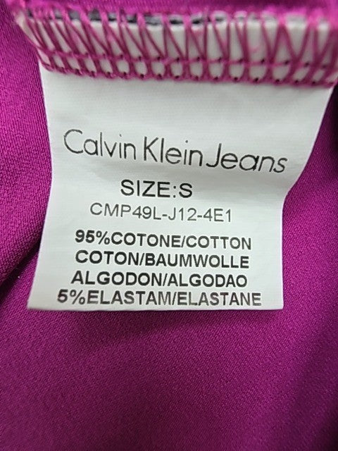 Calvin Klein Jeans Women Pink T-Shirt size S product image 5