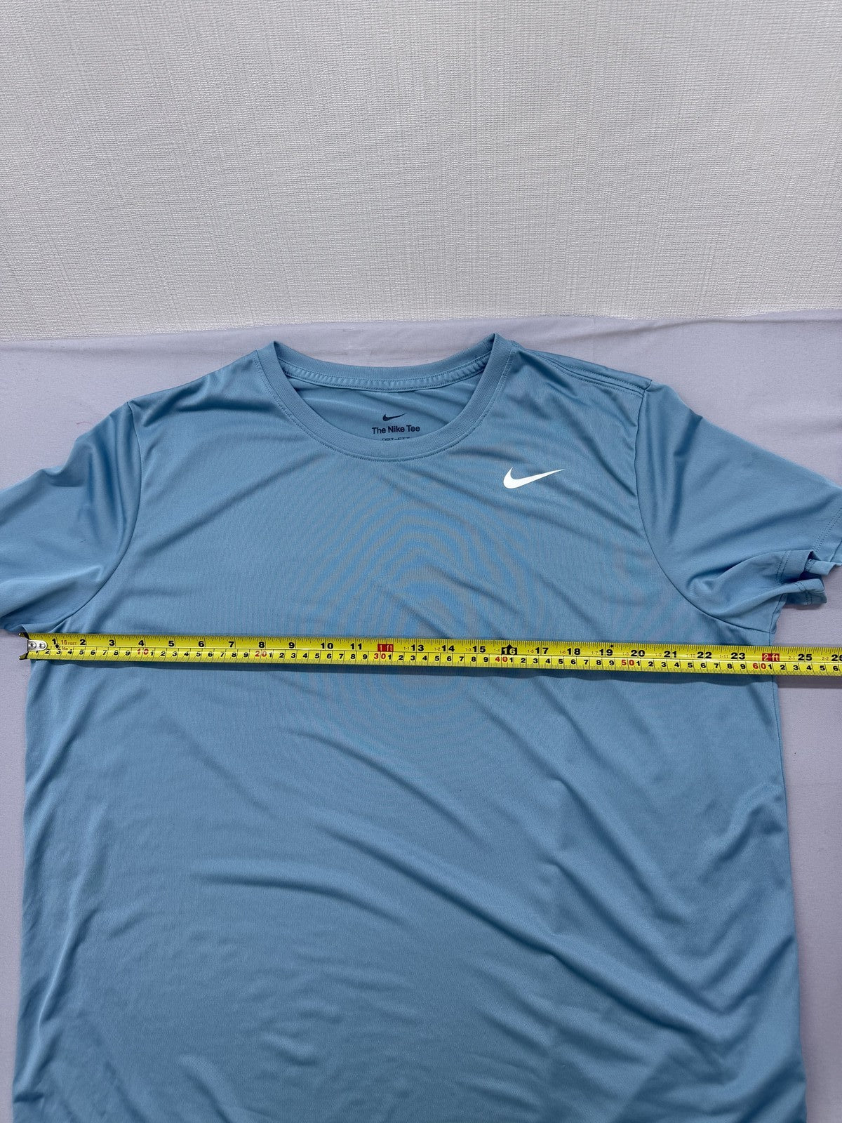 Nike Dri-FIT Men's Fitness Tee XXL Light Blue Swoosh
