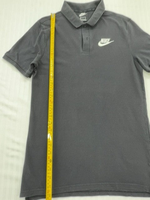 Nike Men's Grey Sportswear Polo Size S 100% Cotton