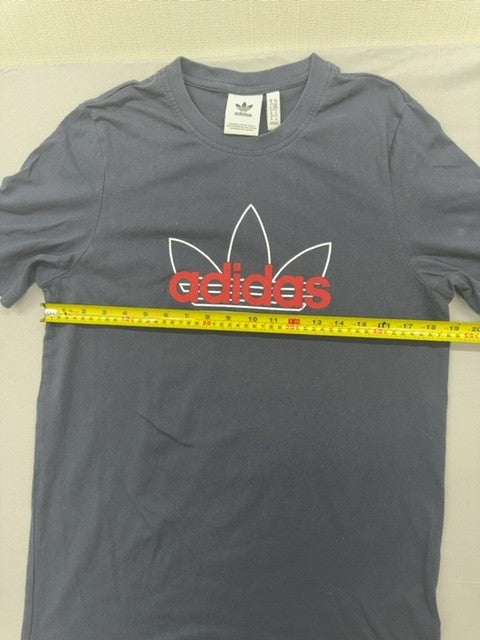 Adidas Originals Trefoil Graphic T-Shirt Navy Blue Men's Size M