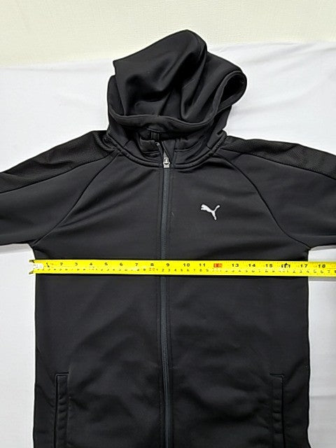 Puma Men's Black Full Zip Hoodie XL Long Sleeve Pockets