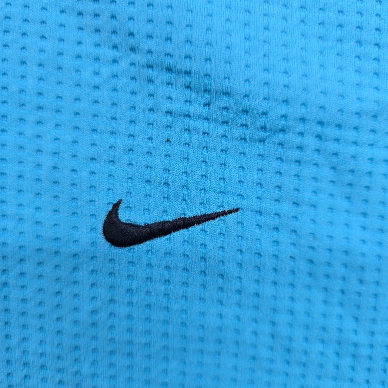 Nike Men's Blue Dri-FIT Polo Shirt Size M Short Sleeve Golf
