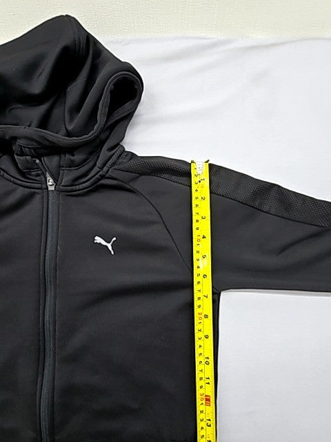 Puma Men's Black Full Zip Hoodie XL Long Sleeve Pockets