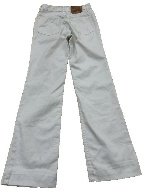 Levi's Women's White Flare Jeans Size 32x36 High Rise USA
