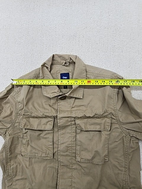 Gap Men's Khaki Canvas Utility Cargo Jacket Size S