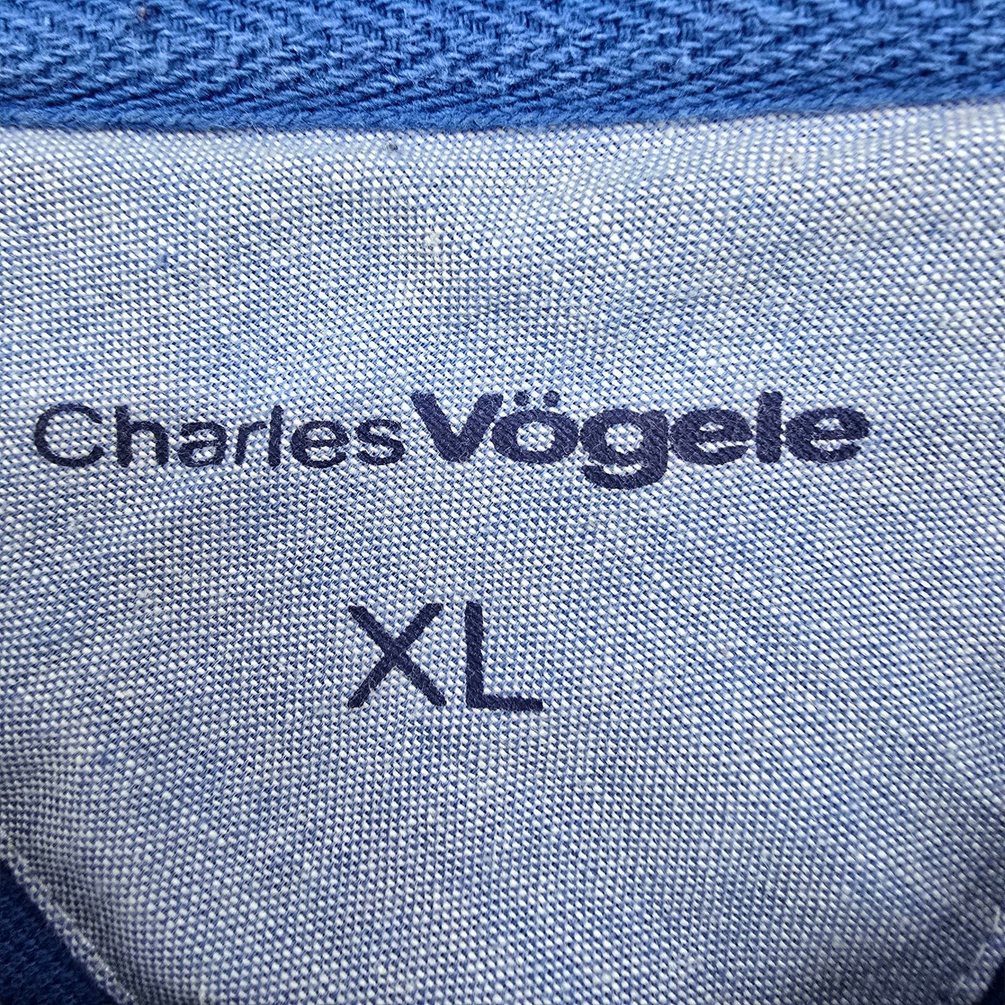 Charles Vogele Men Blue Polo Shirt size XL product image 3
