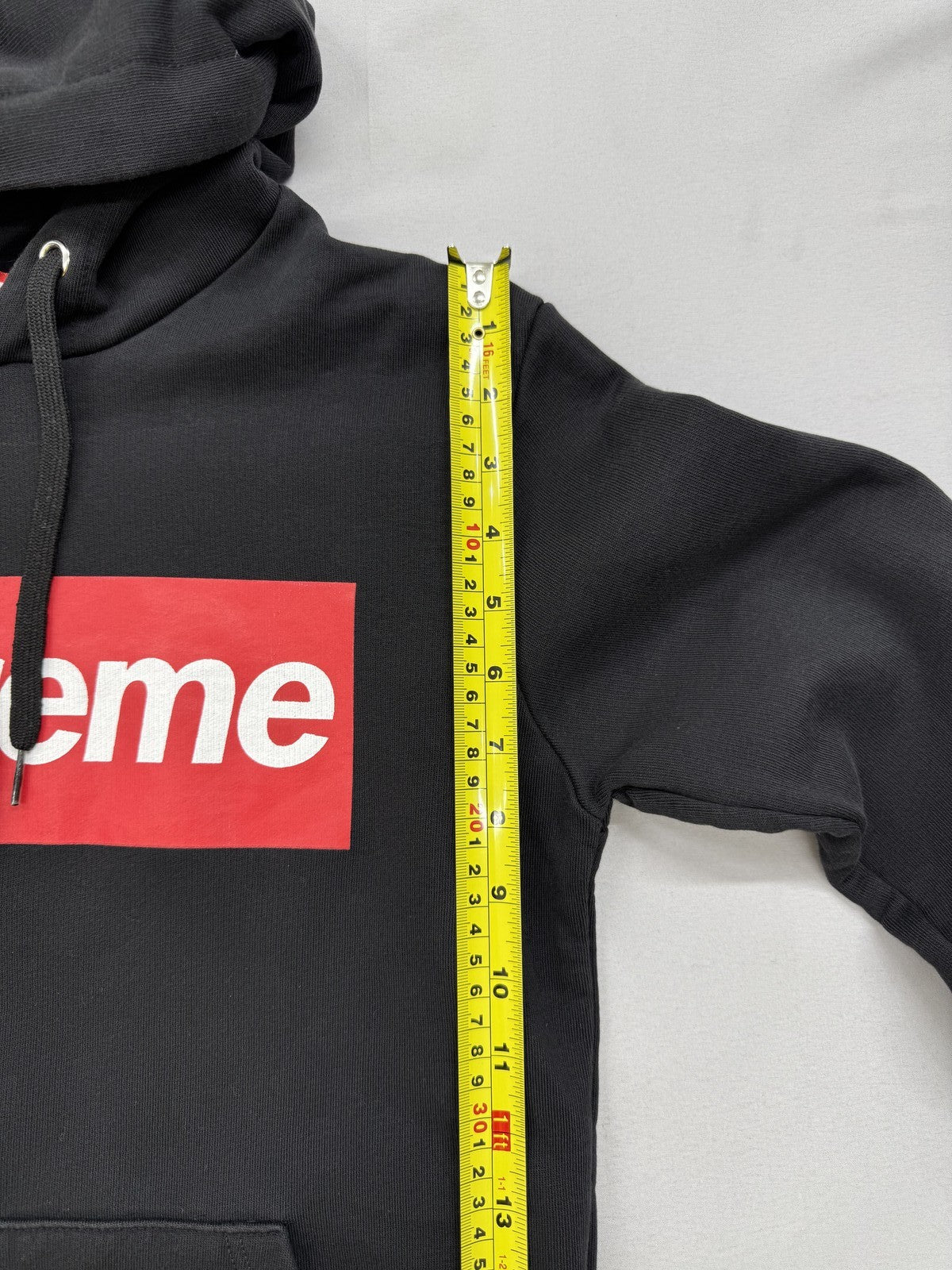 Supreme Box Logo Grey Hoodie XS Men's 100% Cotton