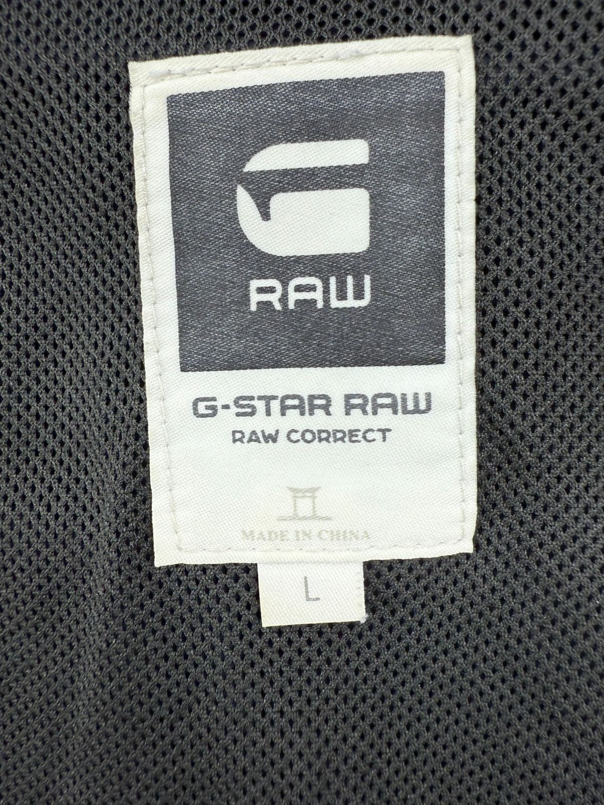 G-Star Raw Men's Navy Bomber Jacket Size L Nylon Reflective