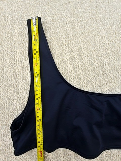 Only Women's Bikini Top Black Sports Bra Style Women's Swimwear Size XL