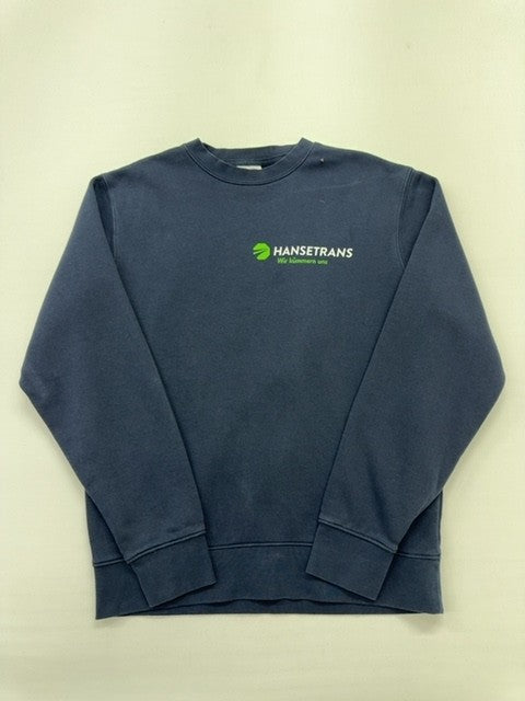 HanseTrans Youth Navy Hoodie, Logo, Pullover