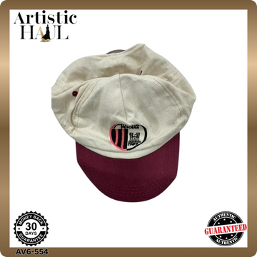 Cream Sports Team Logo Cotton Hat Unisex Adult Cap