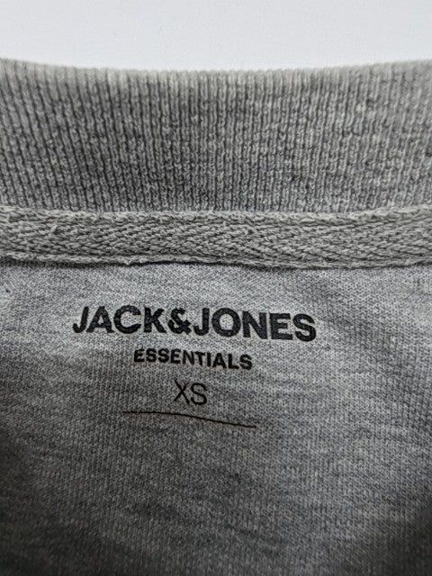 Jack & Jones Mens Gray Essentials Pullover Hoodie Size XS BNWT