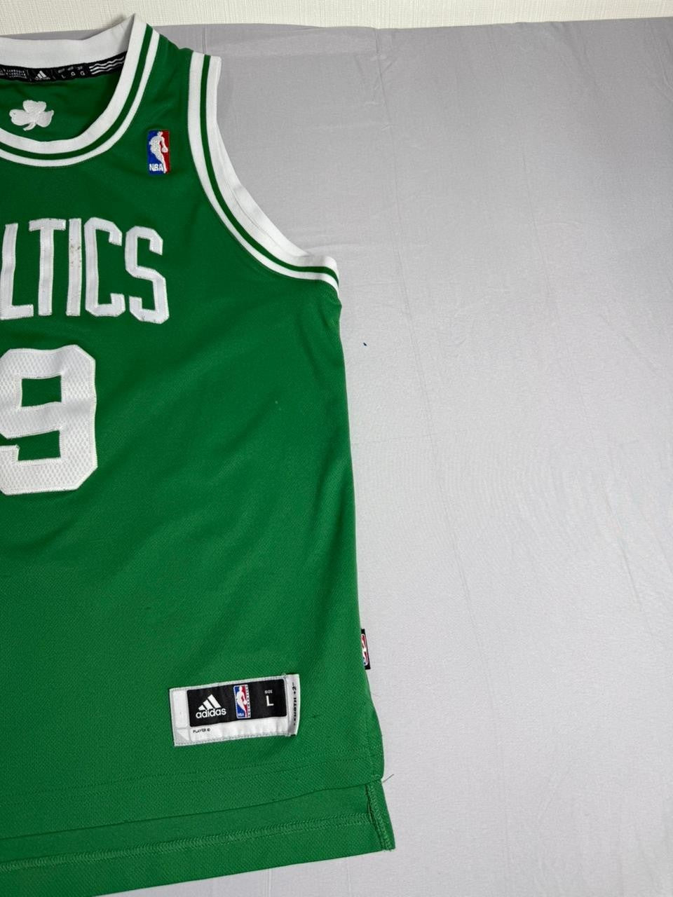 Boston Celtics Rajon Rondo #9 Adidas NBA Jersey Men's L Length +2 Green