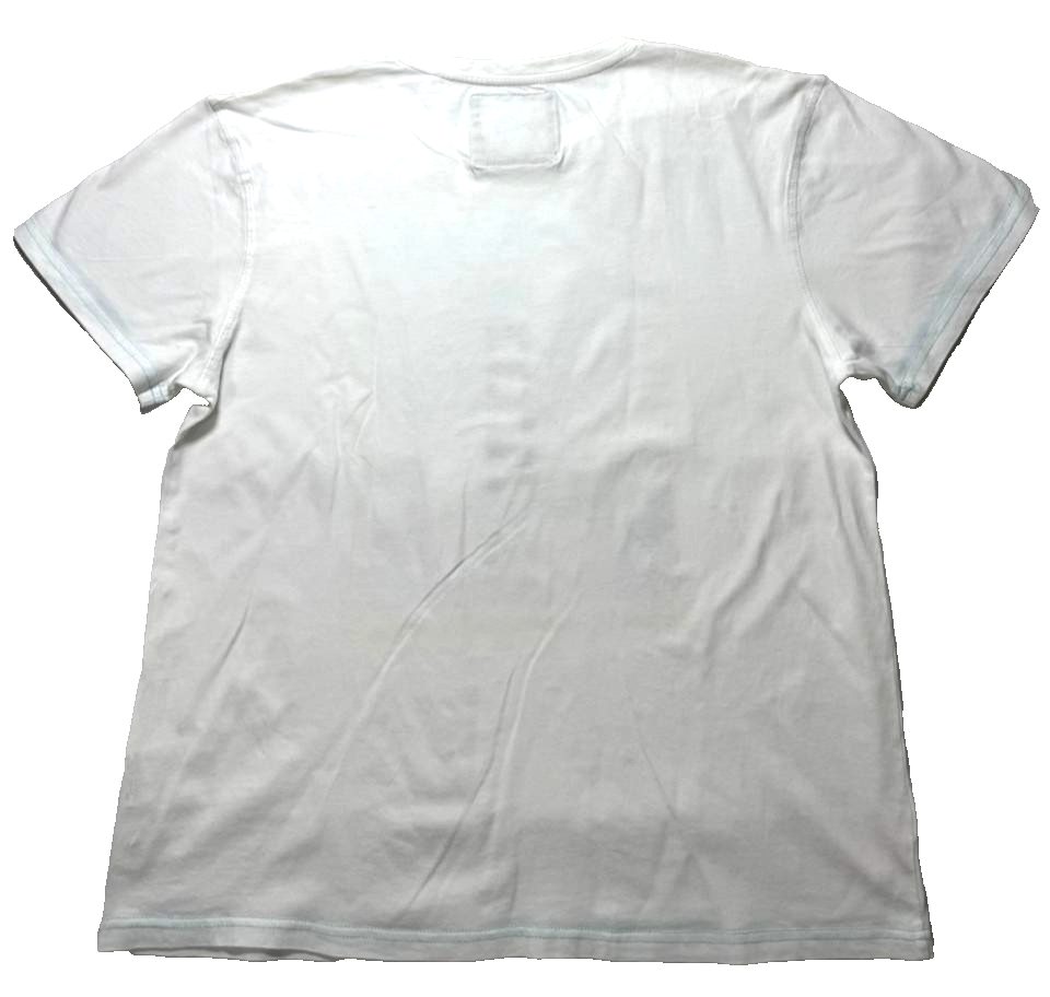 White Graphic T-Shirt Featuring A Print Of The Golden Gate Bridge - Size L