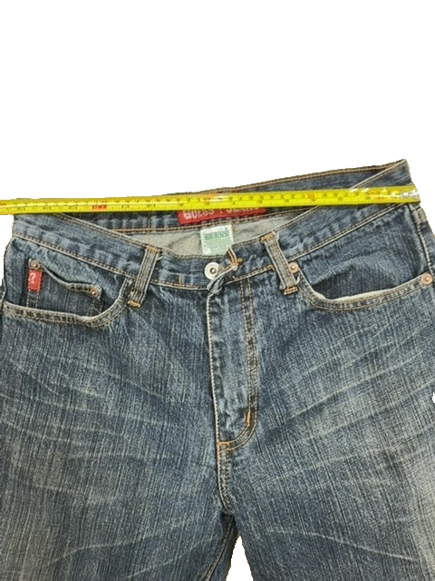 GUESS Women's Blue Vintage Jeans 100% Cotton Made in USA