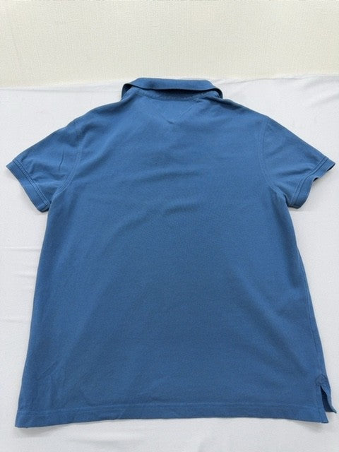 Tommy Hilfiger Men's Blue Slim Fit Polo Shirt Size L 1985