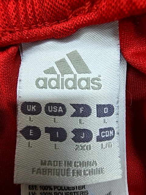 Adidas Men's Red Activewear Shorts Size L 100% Polyester