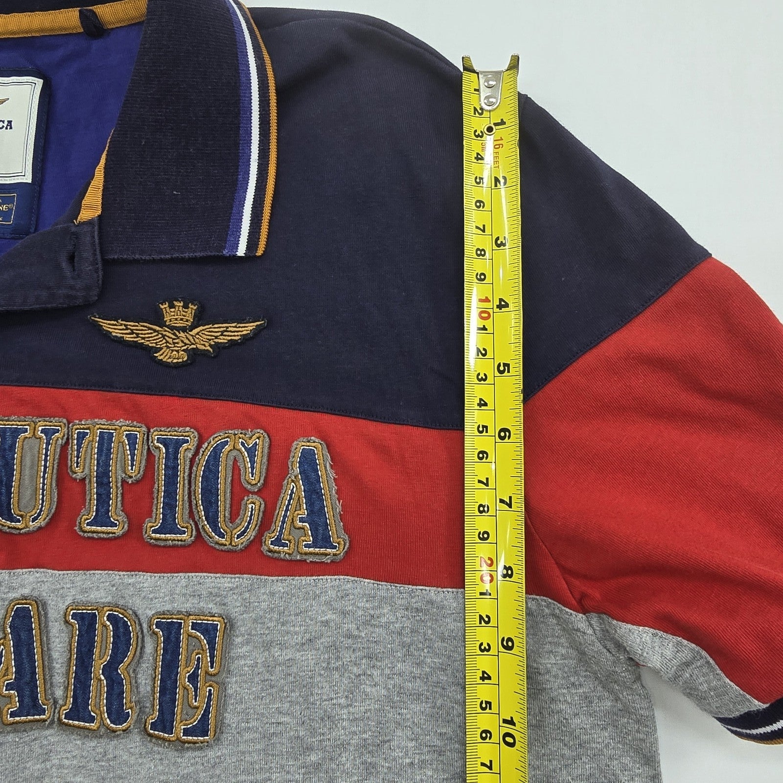 Aeronautica Militare Men Multicolor Polo Shirt size XXL product image 6