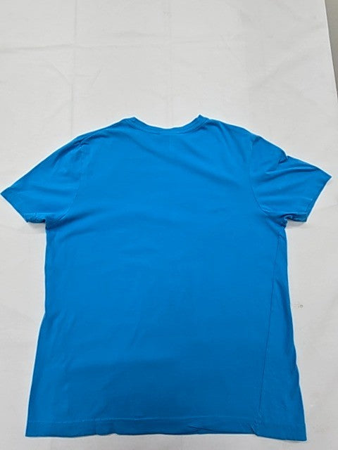 Umbro Men's M Blue Union Jack Cotton Short Sleeve T-Shirt