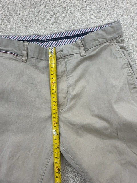 Tommy Hilfiger Men's Khaki Slim Fit Chino Pants Size 33/34