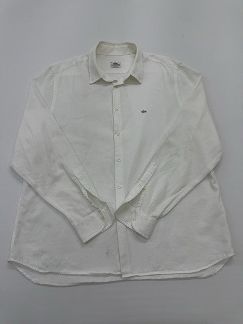 Lacoste Men White Shirt size 45 product image 1
