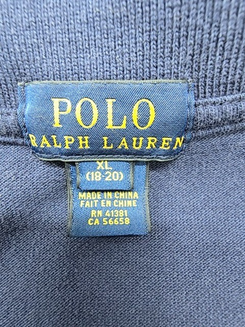 Polo Ralph Lauren Boys Navy Polo Shirt size XL product image 4