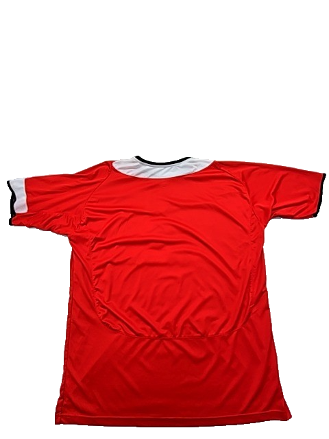 Nike Men's Red Manchester United Soccer Jersey XL Short Sleeve Vintage