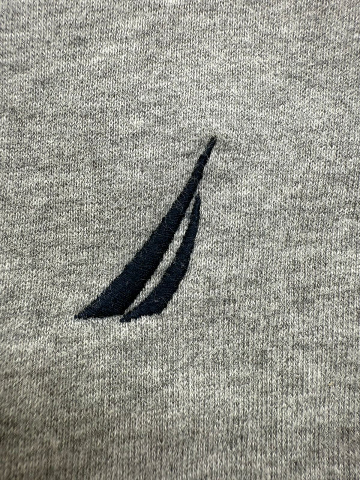 Nautica Men's Grey Half Zip Pullover Sweatshirt Size XL Made in Vietnam