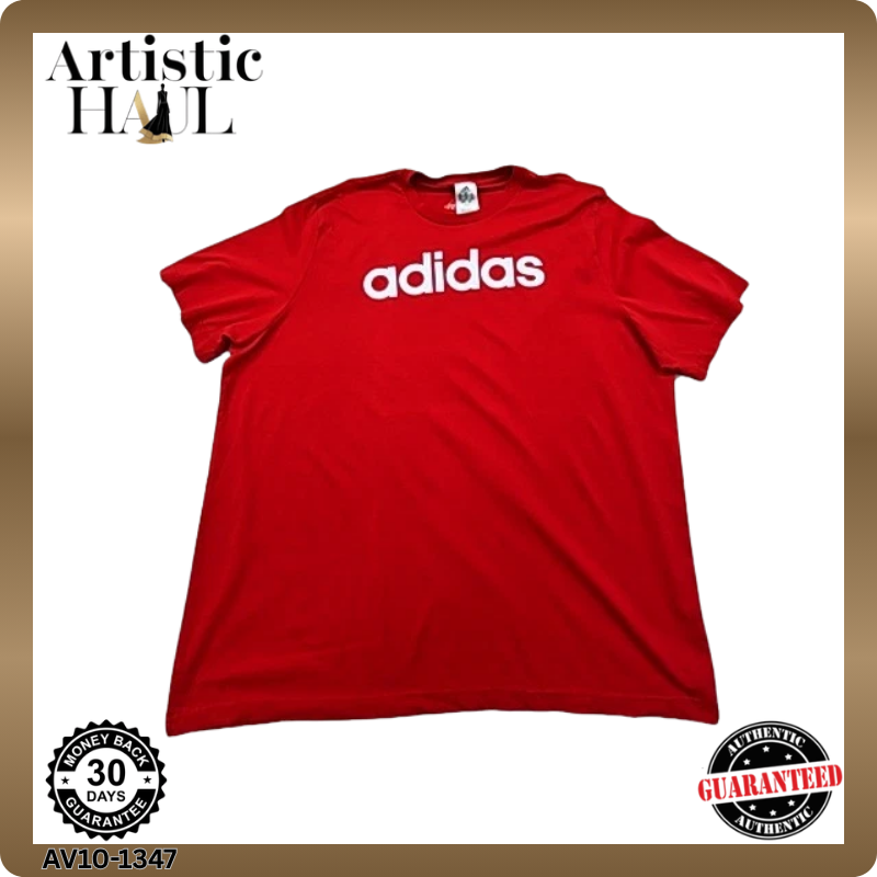 Adidas Men Red T-Shirt size 2XL product image 1