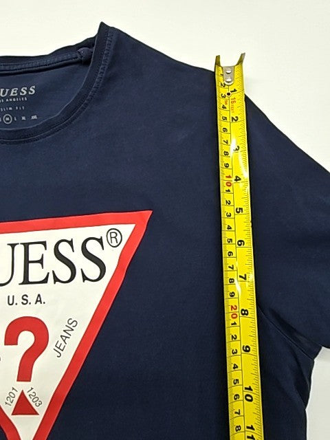 Guess Men Navy T-Shirt size M product image 5