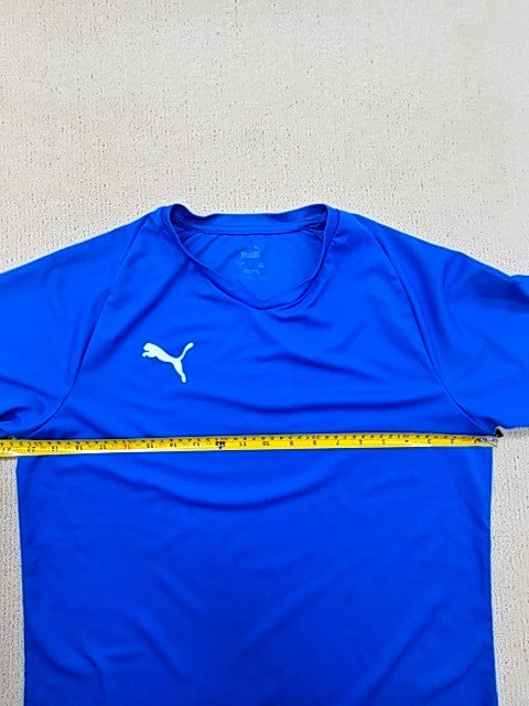 Puma Liga Core Blue V-Neck Jersey M Men dryCELL 703509-02