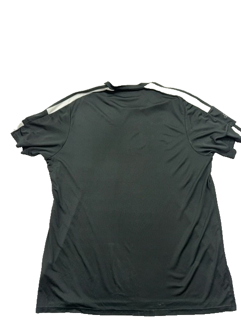 Adidas Men's Black Stripe Primegreen Jersey 2XL Short Sleeve