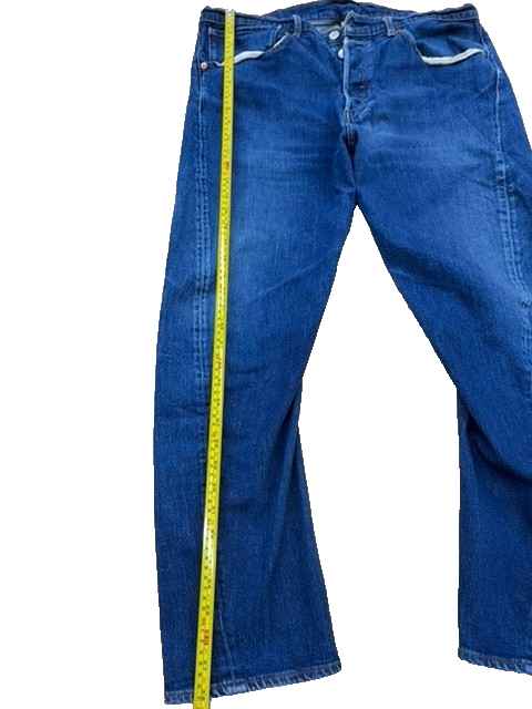Levi's 501 Straight Jeans Men 36x32 Blue Vintage USA Red Tab Cotton
